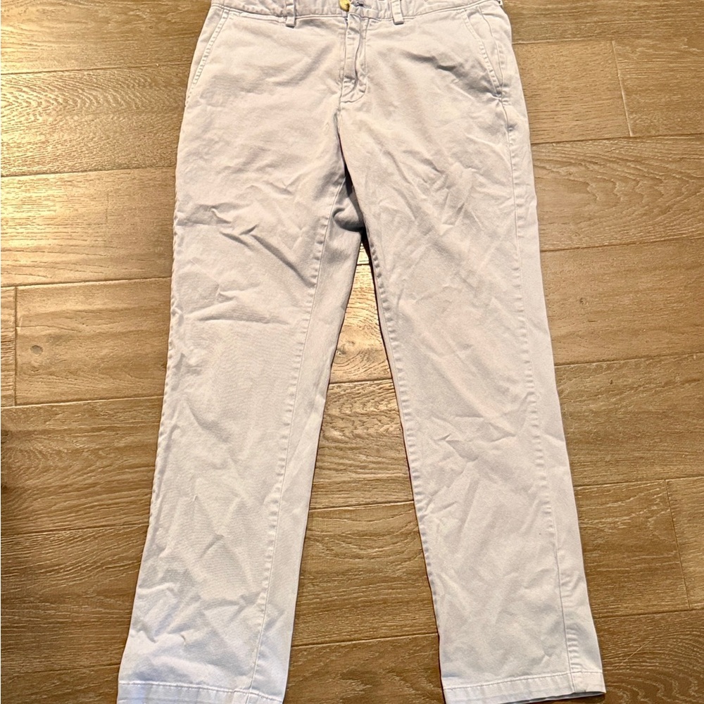 Johnston & Murphy Soft Gray Chinos